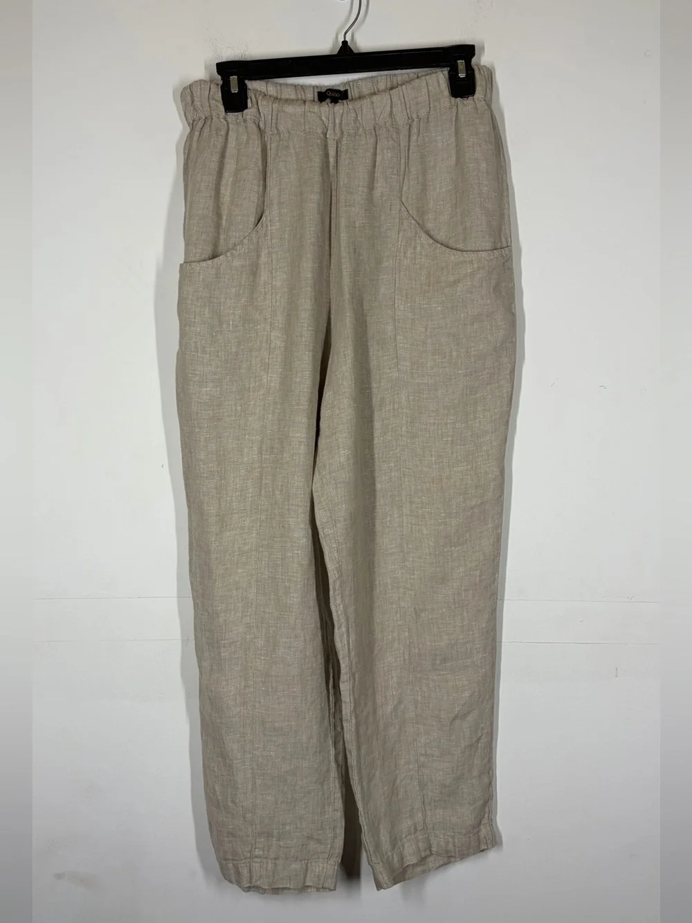 Quince 100% European Linen Tapered Ankle Pants Size Medium